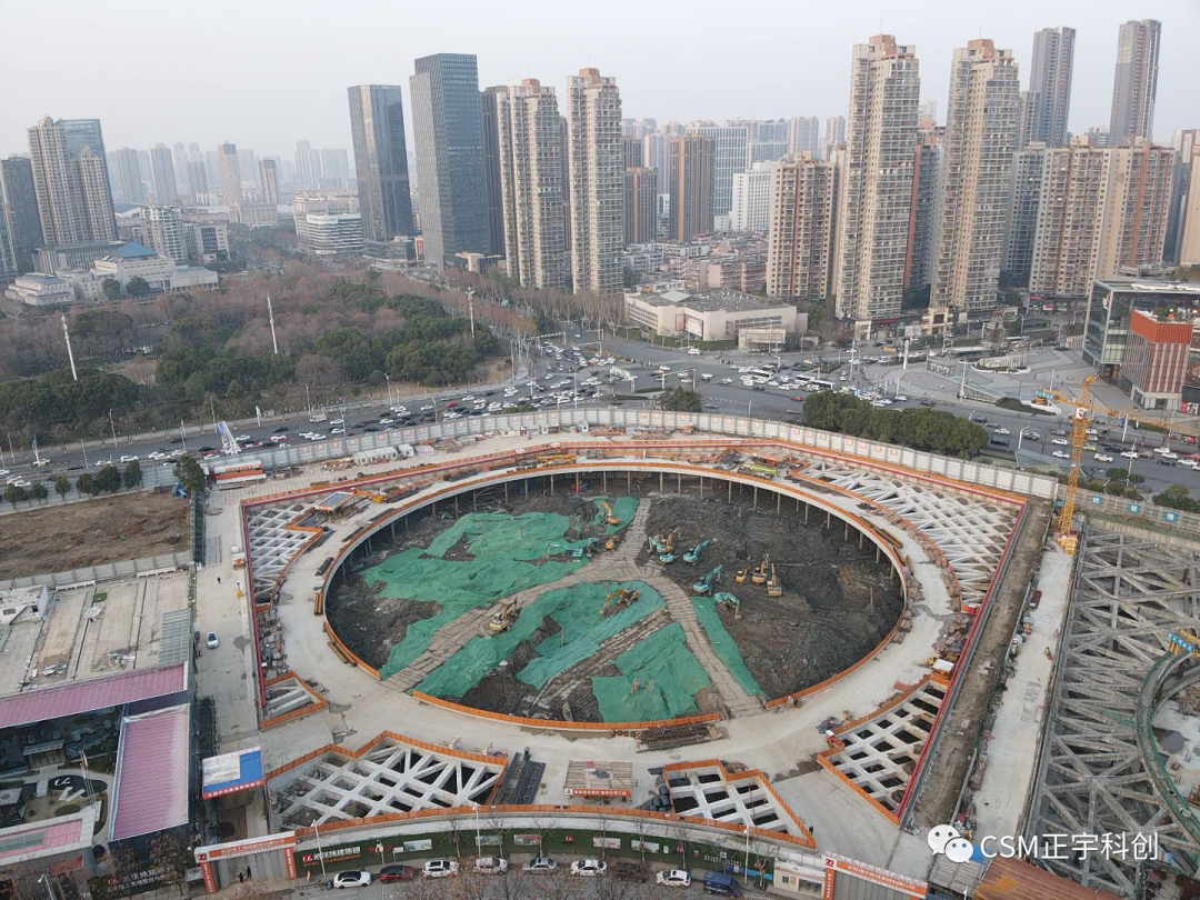 2023完美開(kāi)端！上海金泰SMC工法鉆機(jī)助力武漢廣電全媒體中心項(xiàng)目